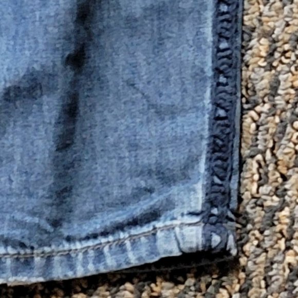 Free People Faded Pleated Trouser Denim Jeans Size 26 - Picture 8 of 15